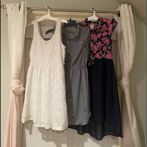 BUNDLE OF 3 Girls Size 10/12 Casual Dresses in Good Condition!